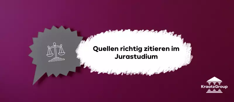 Quellen richtig zitieren im Jurastudium