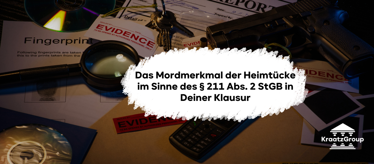 Das Mordmerkmal der Heimtücke