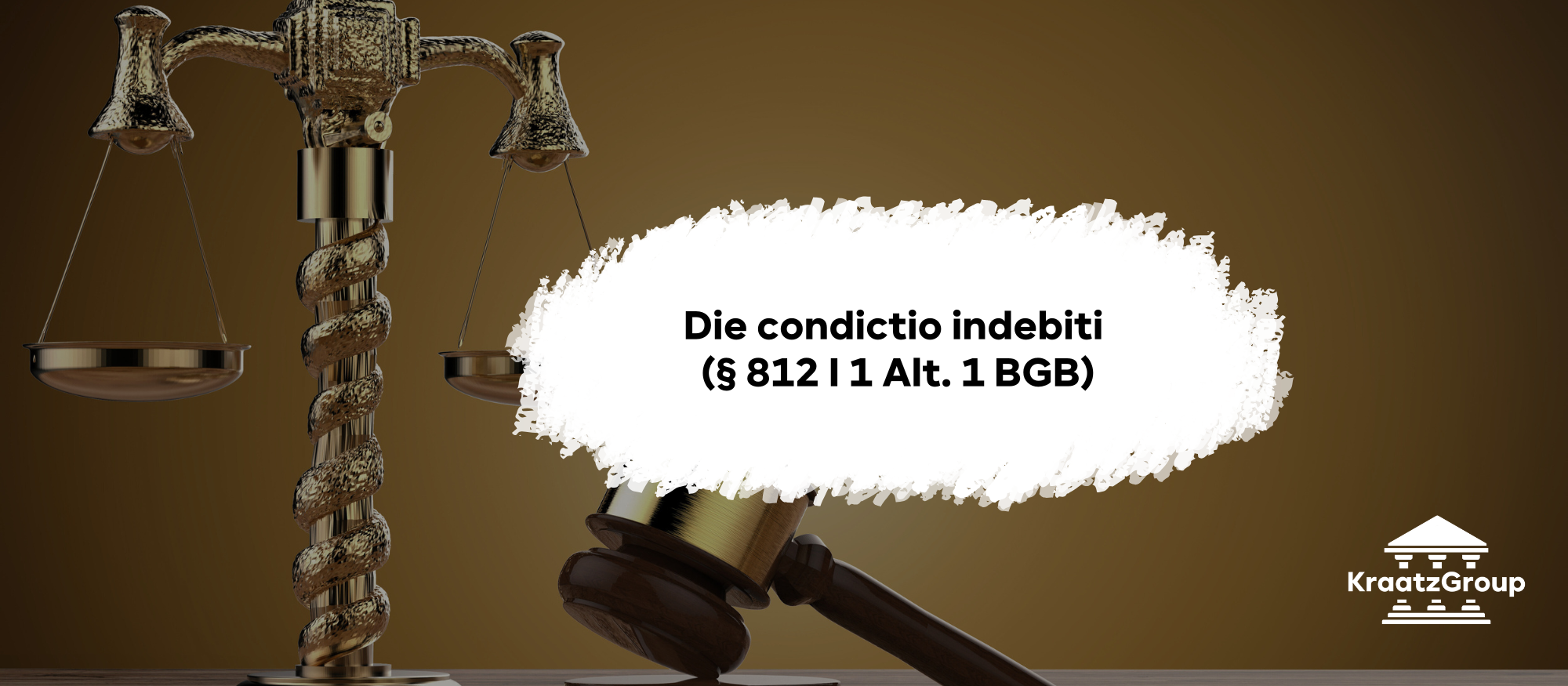Die condictio indebiti (§ 812 I 1 Alt. 1 BGB)