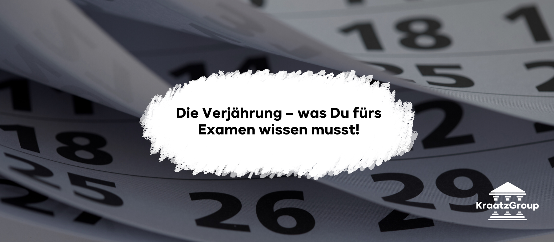 Die Verjährung – was du fürs Examen wissen musst