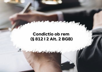 Zweck beim Lernen für das Bereicherungsrecht, insbesondere die condictio ob rem, bislang verfehlt? Dann lies gerne diesen Blogbeitrag zur Zweckverfehlungskondiktion.