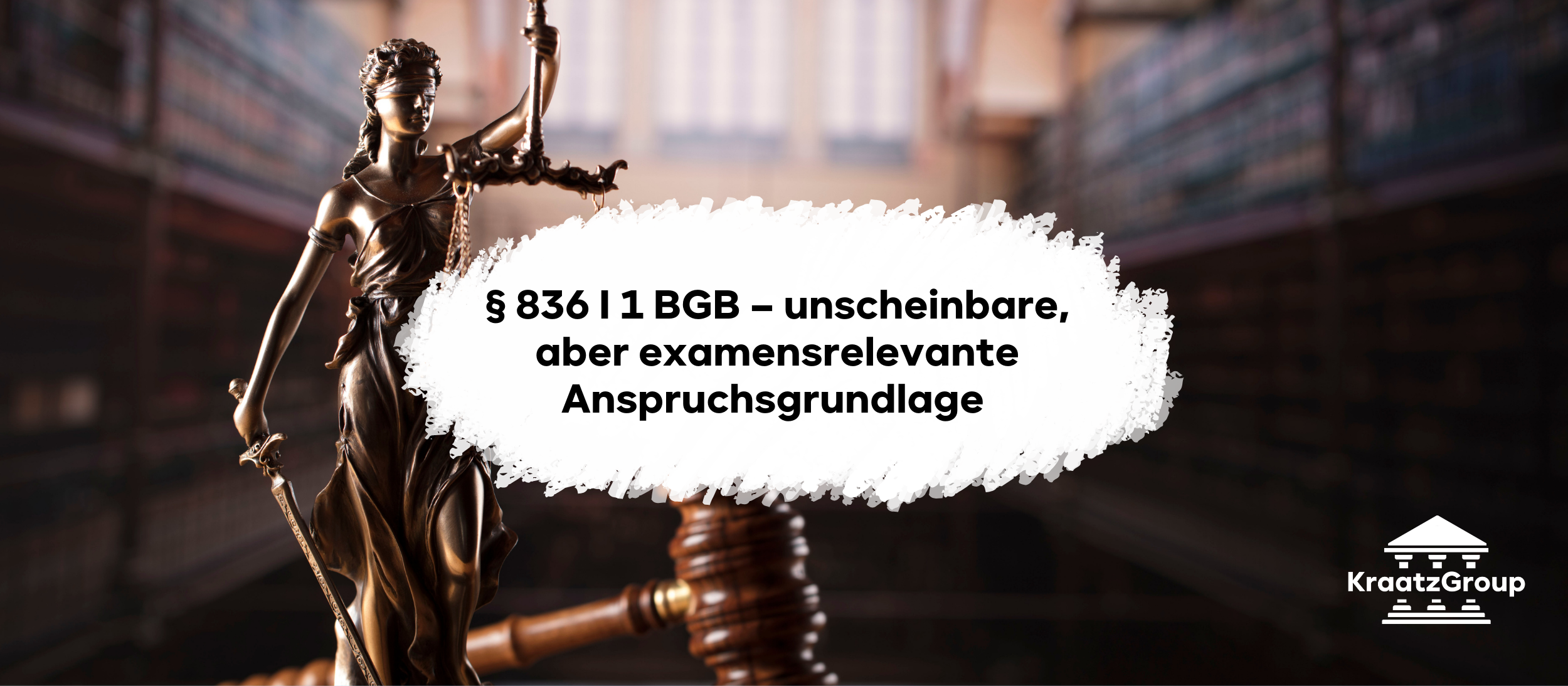 § 836 I 1 BGB – unscheinbare, aber examensrelevante Anspruchsgrundlage