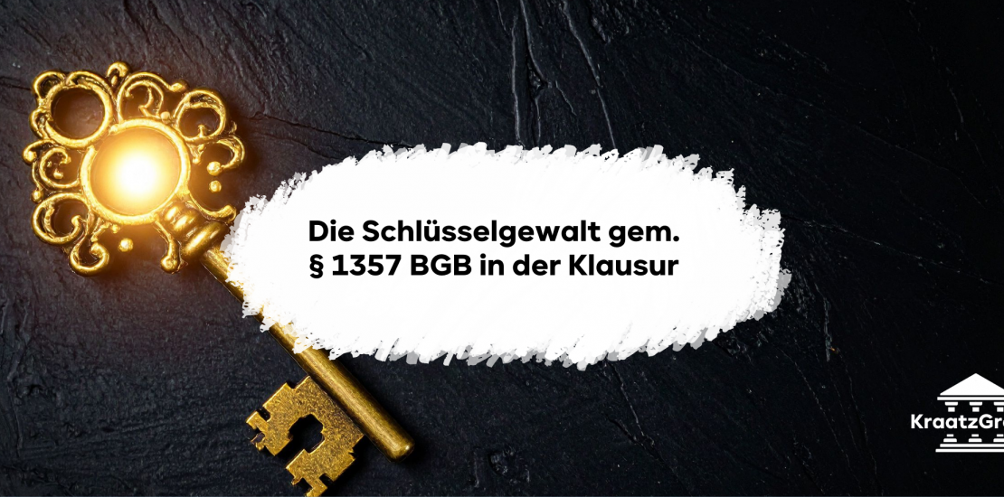 Die Schlüsselgewalt gem. § 1357 BGB in der Klausur