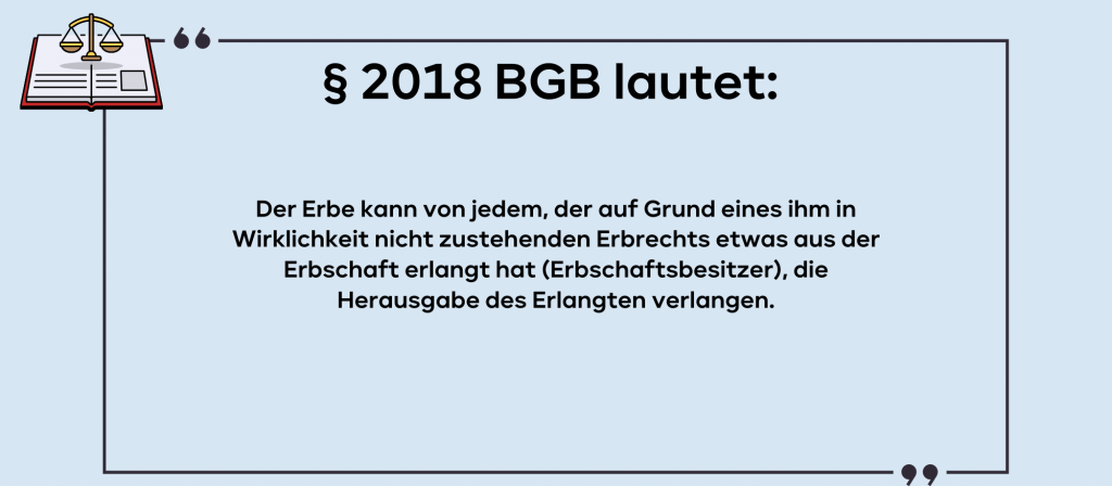 Wortlaut § 2018 BGB