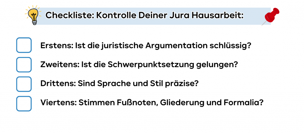 Checkliste für Deine Hausarbeit