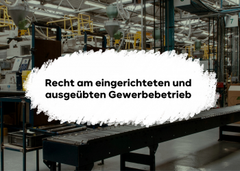 Recht am eingerichteten und ausgeübten Gewerbebetrieb