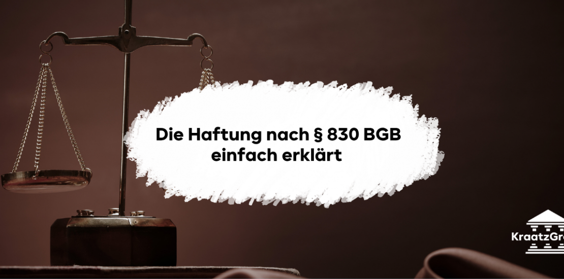 § 830 BGB erklärt