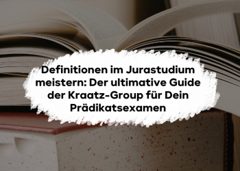 Das Jurastudium wird oft als „Lern-Marathon“ bezeichnet. Doch während viele Studierende tausende Seiten in Lehrbüchern wälzen, entscheidet sich der Erfolg in der Klausur oft an einer ganz anderen Stelle: der Präzision der Definitionen. Wer Begriffe wie „Urkunde“, „Wegnahme“ oder „Gefahr im Verzug“ nicht parat hat, scheitert bereits an der ersten Hürde der Subsumtion. Doch wie behält man diese Masse an Informationen dauerhaft im Kopf? Viele greifen in dieser Phase auf eine professionelle Jura Nachhilfe zurück, um Struktur in das Chaos zu bringen. Die Kraatz-Group hat basierend auf jahrelanger Erfahrung in der Examensvorbereitung einen 5-Punkte-Plan entwickelt, mit dem du Definitionen nicht nur lernst, sondern meisterst.
