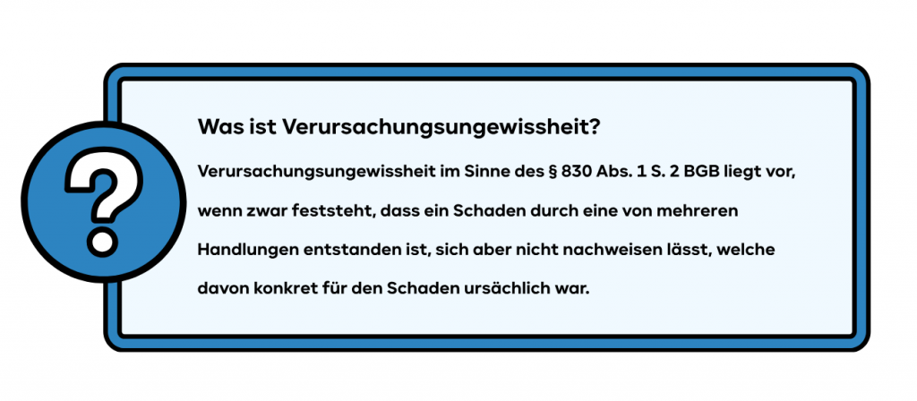 Was ist Verursachungsungewissheit? 