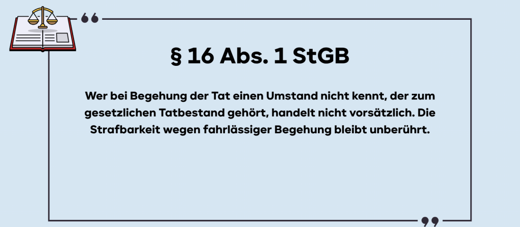 16 Abs. 1 StGB