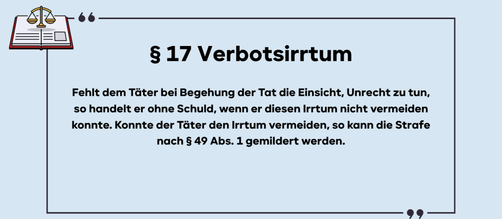 17 Verbotsirrtum