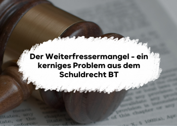 Der Weiterfressermangel: Ein kerniges Klassikerproblem, das es in sich hat. Wir gehen durch alle Anspruchsgrundlagen und geben klausurtaktische Tipps für das Examen