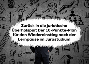 Nach der Lernpause im Jurastudium den Faden verloren? Entdecke den praxiserprobten 10-Punkte-Plan der Kraatz Group für einen strukturierten Wiedereinstieg ins Examen.