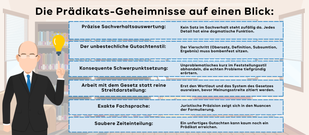 Geheimnisse eines Prädikatsexamens