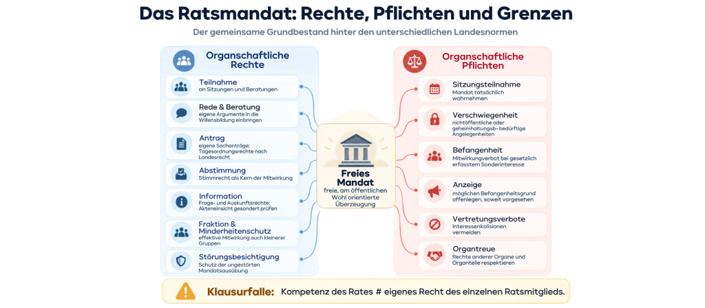 Das Ratsmandat: Rechte, Pflichten und Grenzen